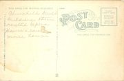Back of Post Card